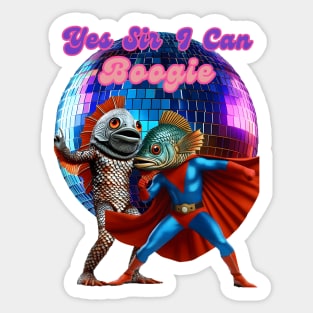 Yes sir I can boogie Sticker